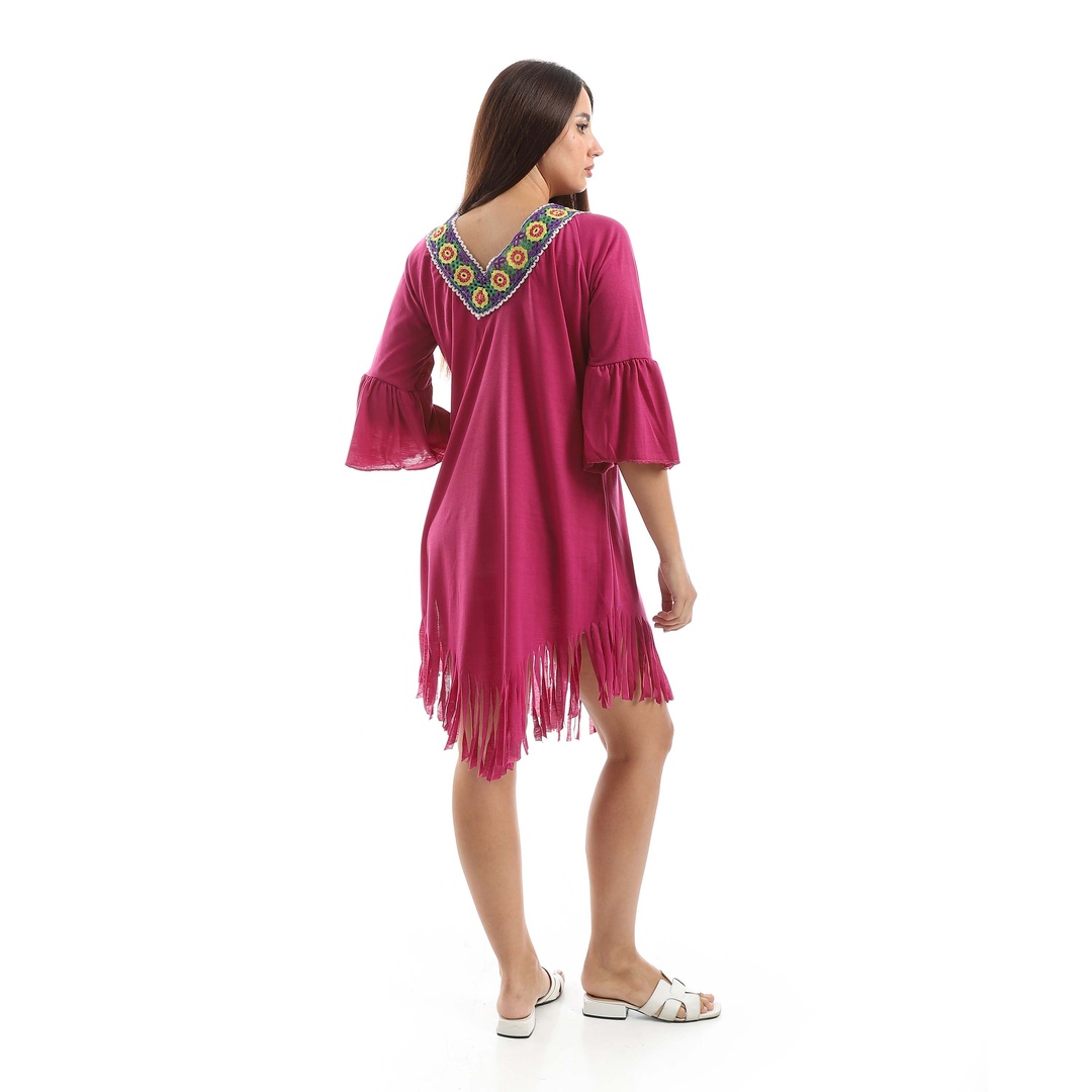 بلوزة طويلة بأكمام حريمي b41