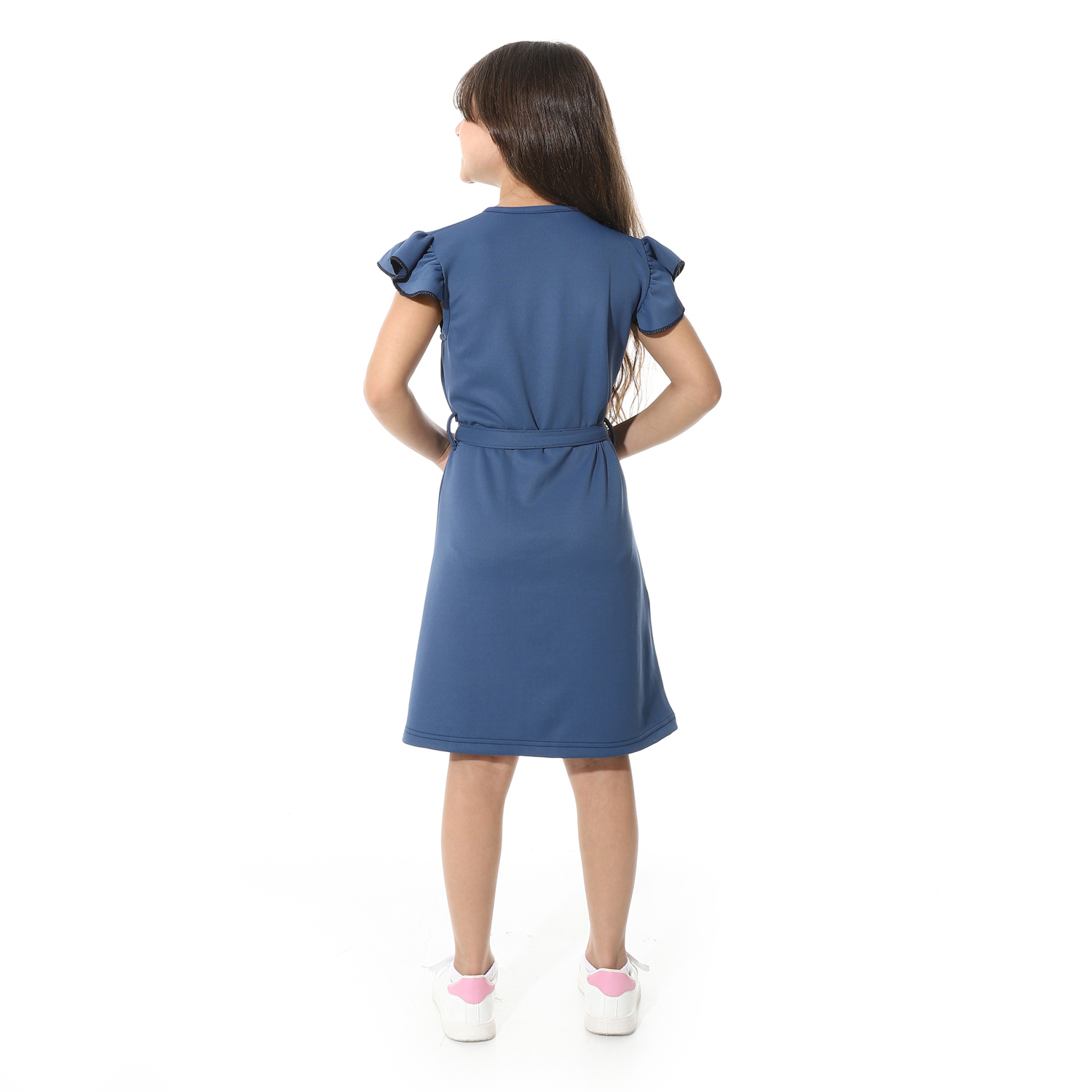 فستان مطبوع من الأمام g04