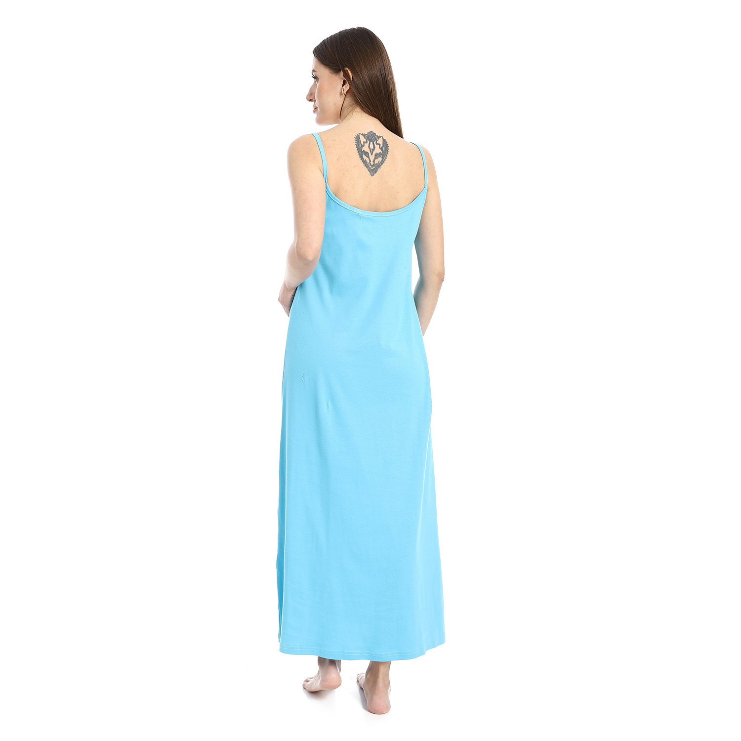 قميص نوم طويل بدون حمالات h06