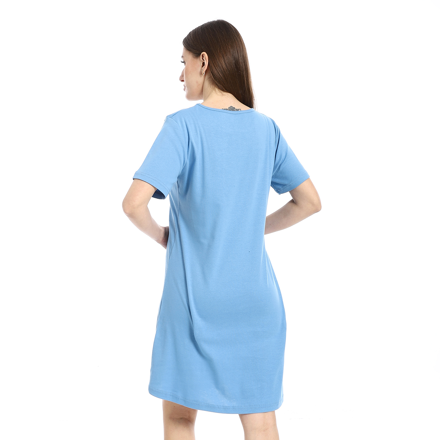 قميص نوم بأكمام قصيرة - h08