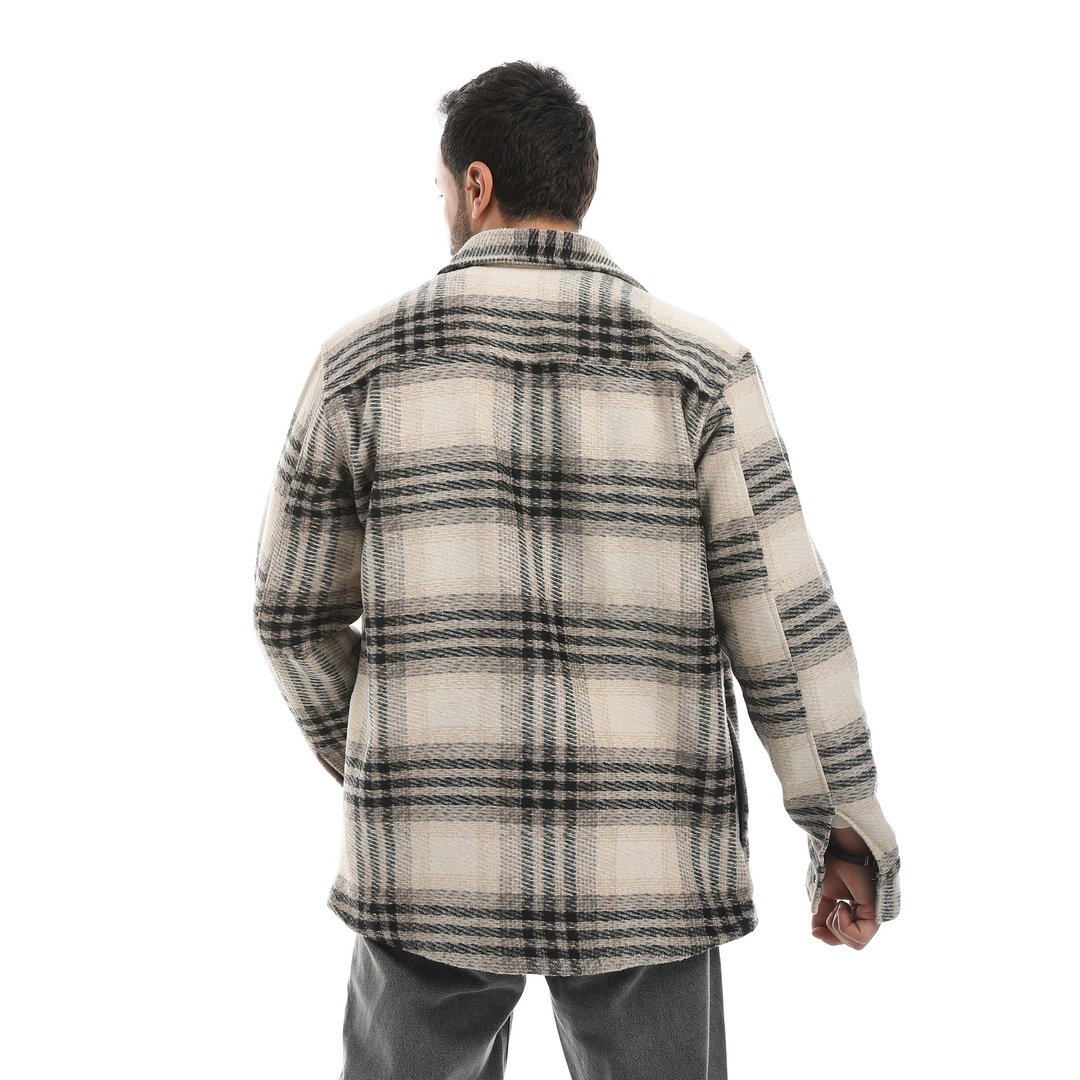 قميص شمواه كاروهات رجالي m4421