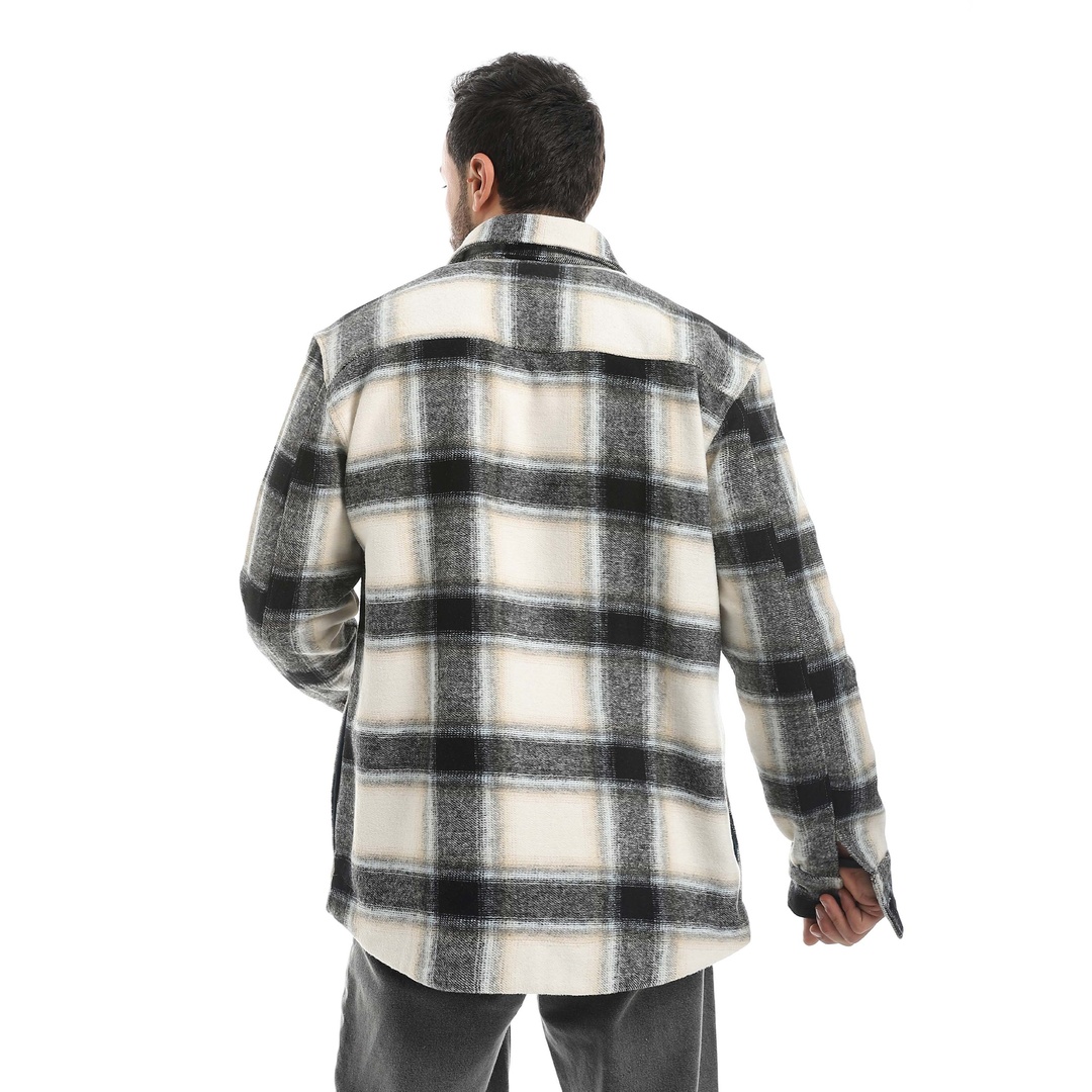 قميص شمواه كاروهات رجالي m4421