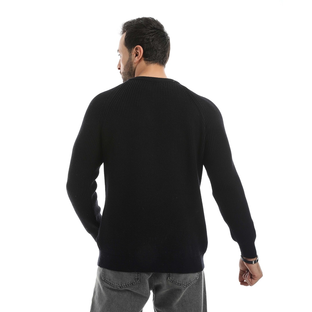 بلوفر صوف بكم رجالي m4422