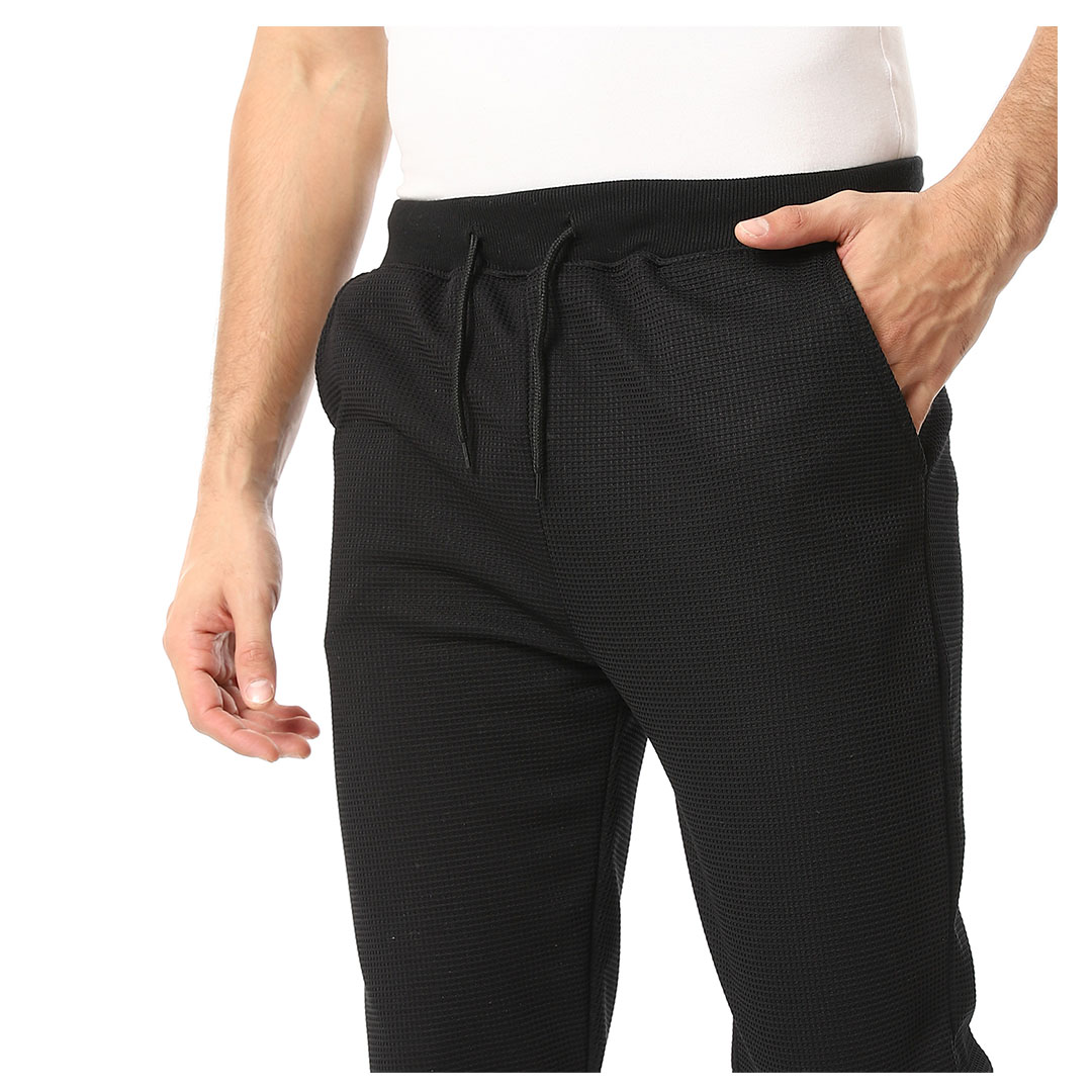 بنطلون محبوك مرن رجالي A03