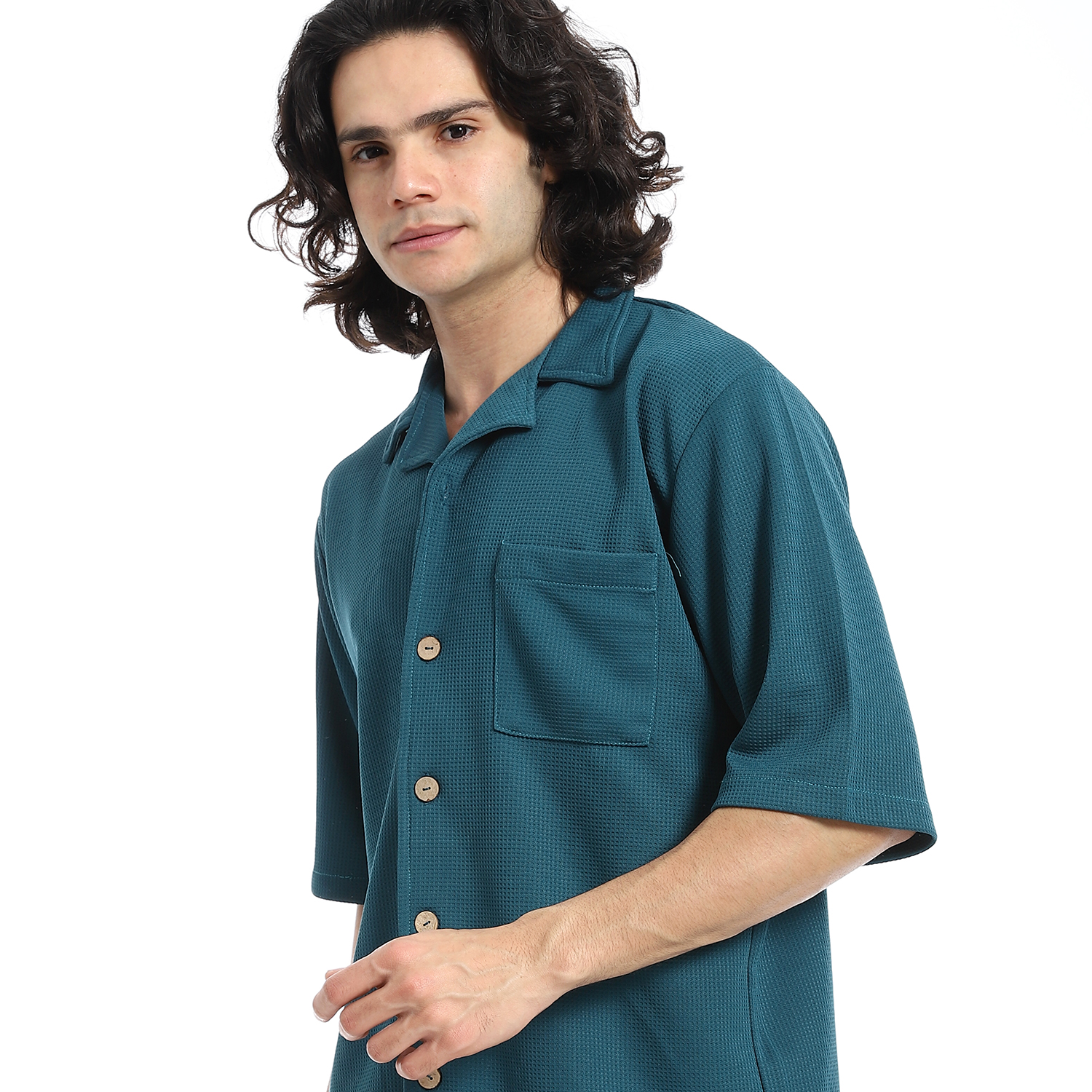 طقم قميص وشورت بيكيه رجالي - a31