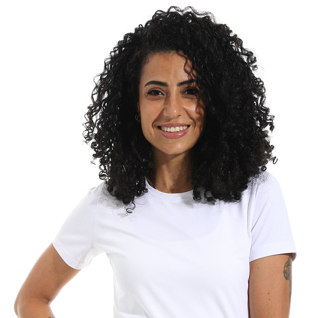 تيشيرت ليكرا نصف كم رقبة دائرية b33