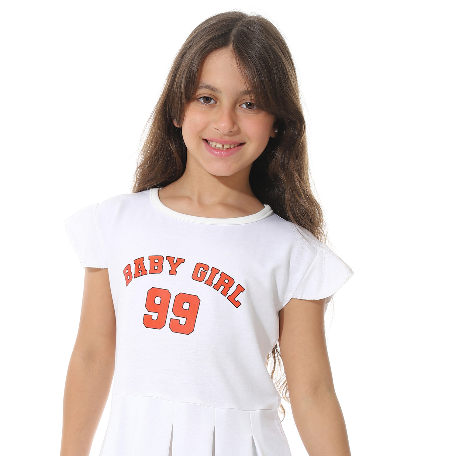 فستان مطبوع من الأمام g01