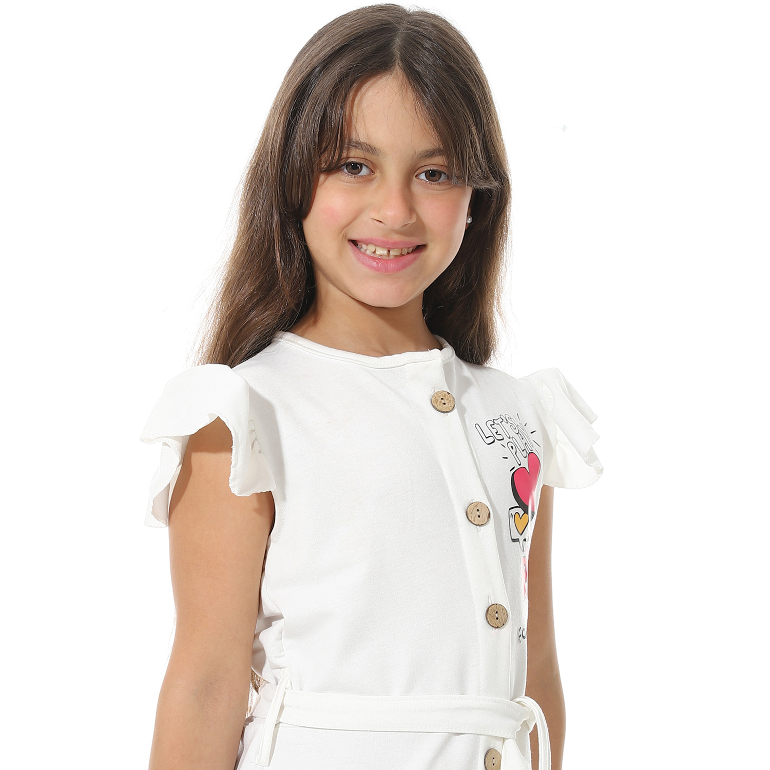 فستان مطبوع من الأمام g05