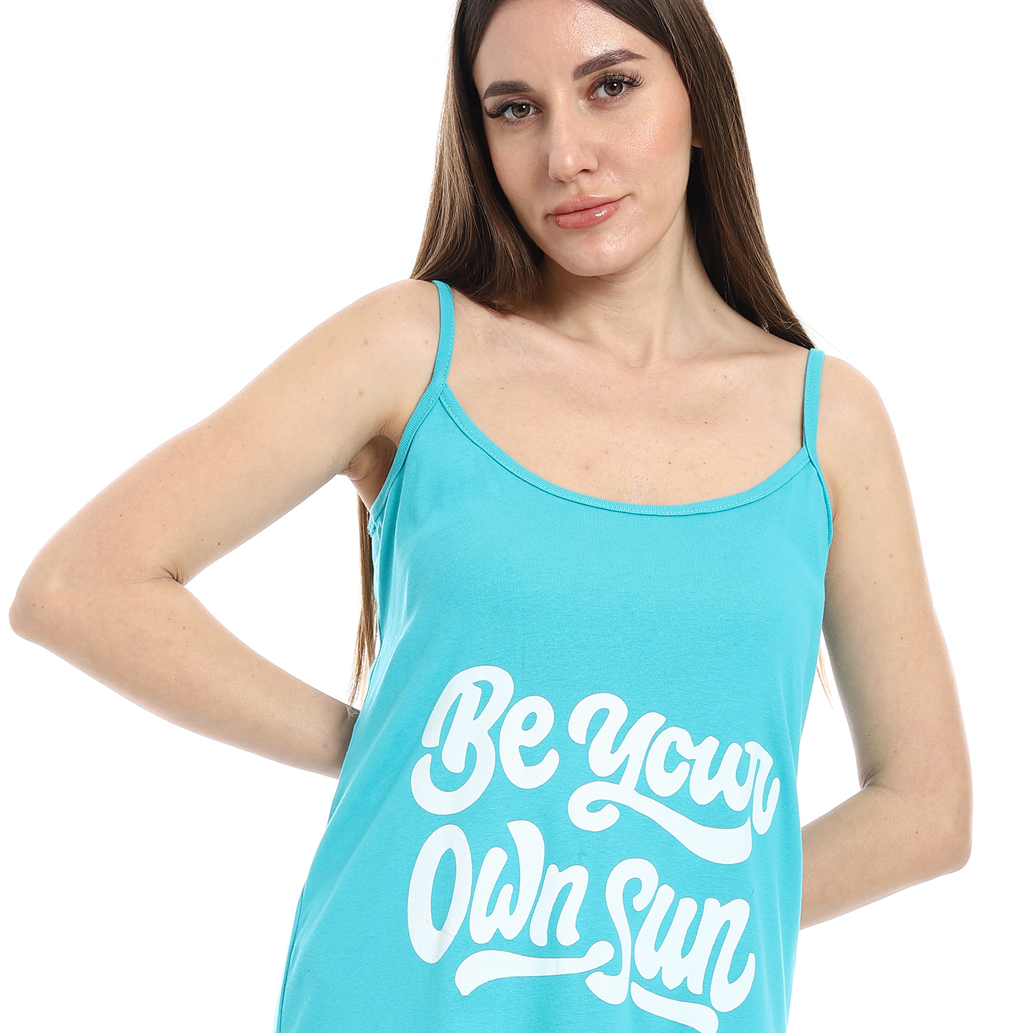 قميص نوم طويل بدون حمالات h06