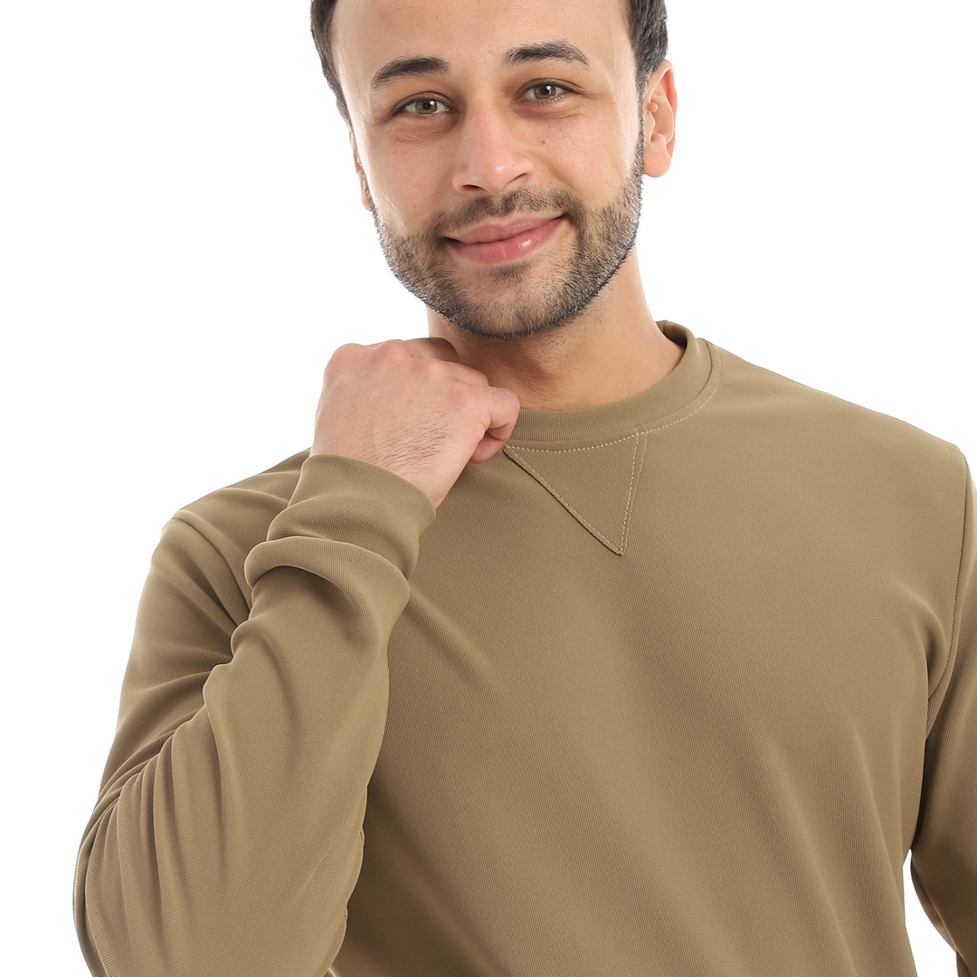 تيشيرت رقبة دائرية بكم رجالي m4414