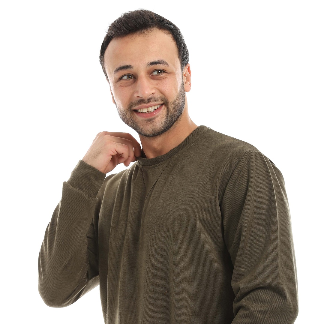 تيشيرت دائري بأكمام طويلة m4416