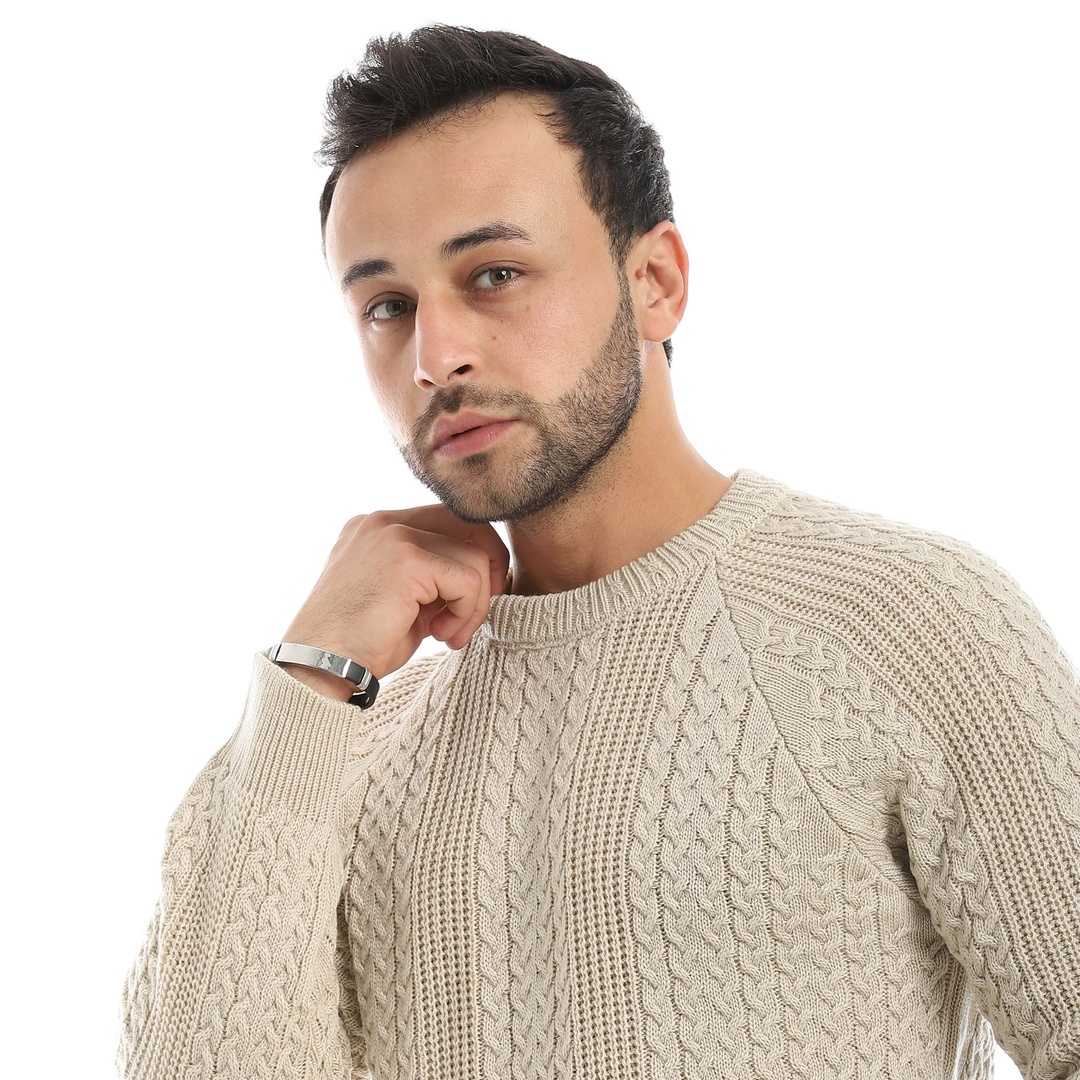 بلوفر بكم رجالي صوف m4423