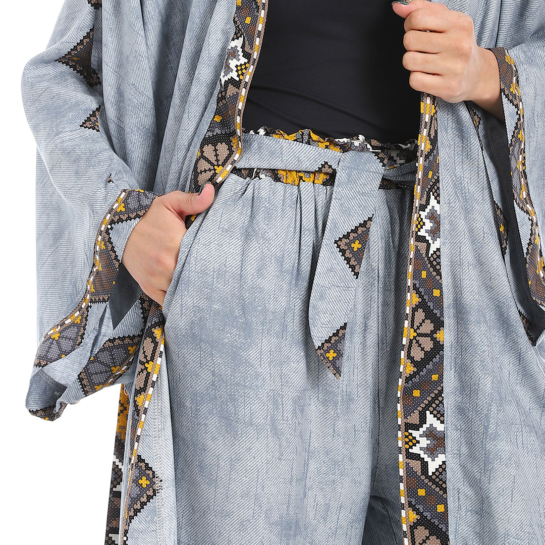 سوت كيمونو مطبوعة حريمي s2184