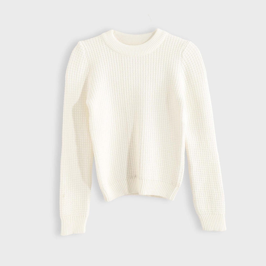 بوكليت أطفال برقبة مستديرة خامة بسكوتة - 1447