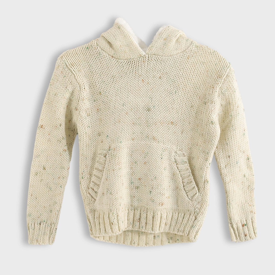 بلوفر أولادي شتوي بجيوب أمامية وكابشو - 1455