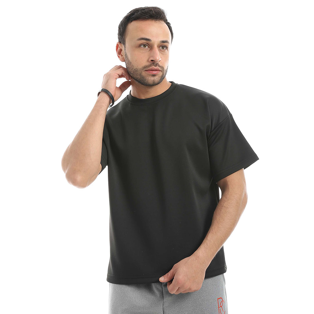 تيشيرت رجالي أوفر سايز نصف كم