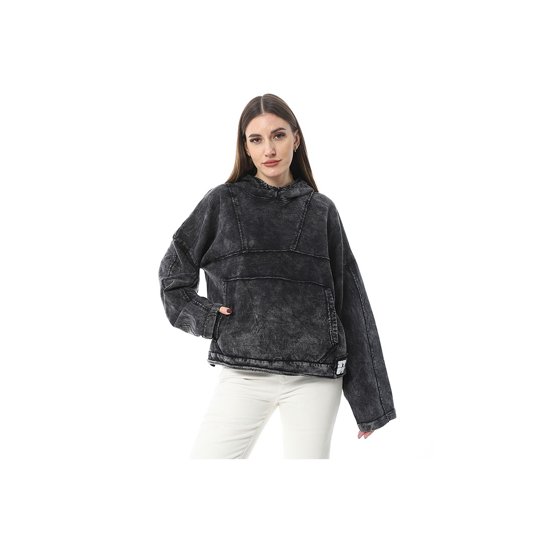 سويت شيرت XTCY بغطاء للرأس حريمي - B15