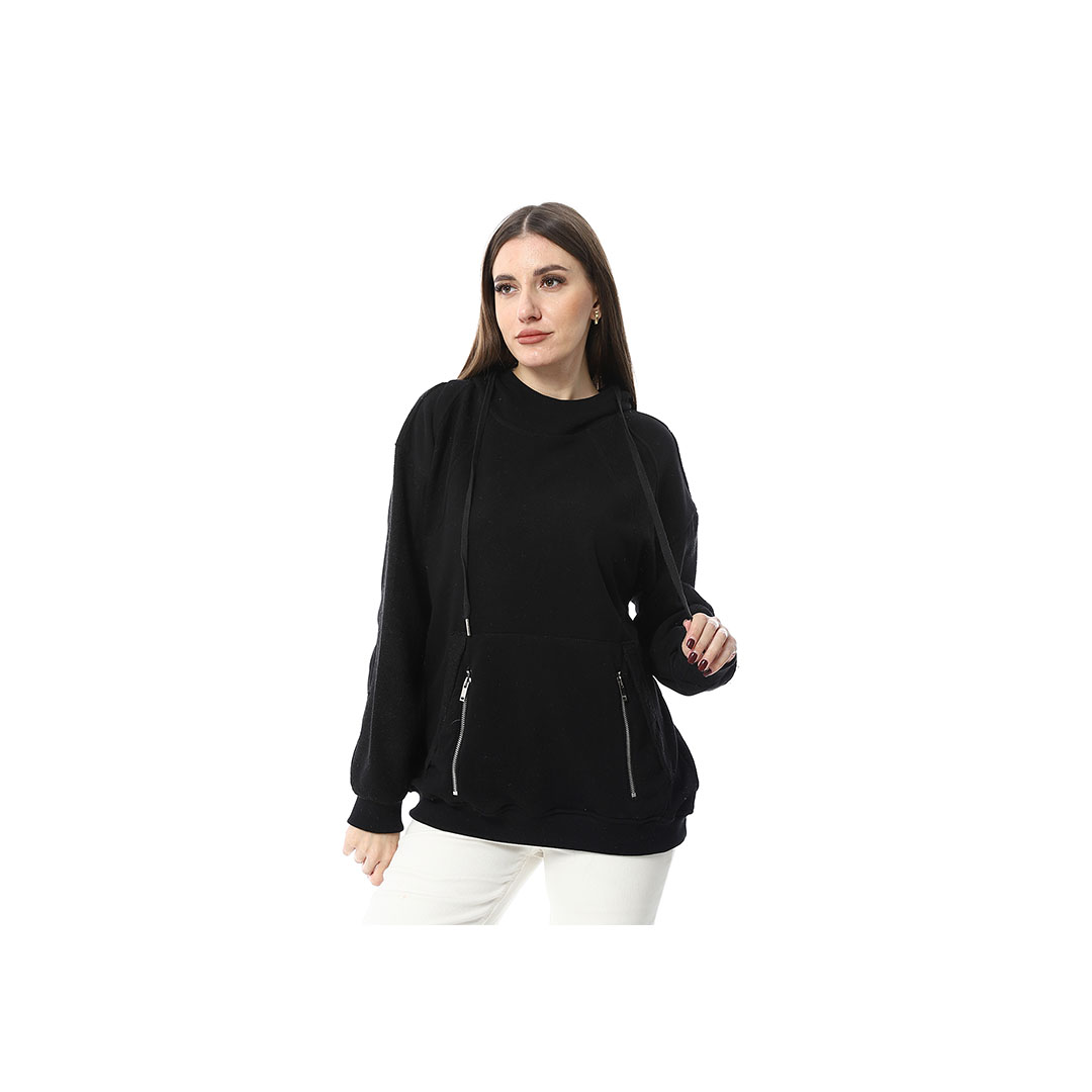 سويت شيرت حريمي بسوستة - B19