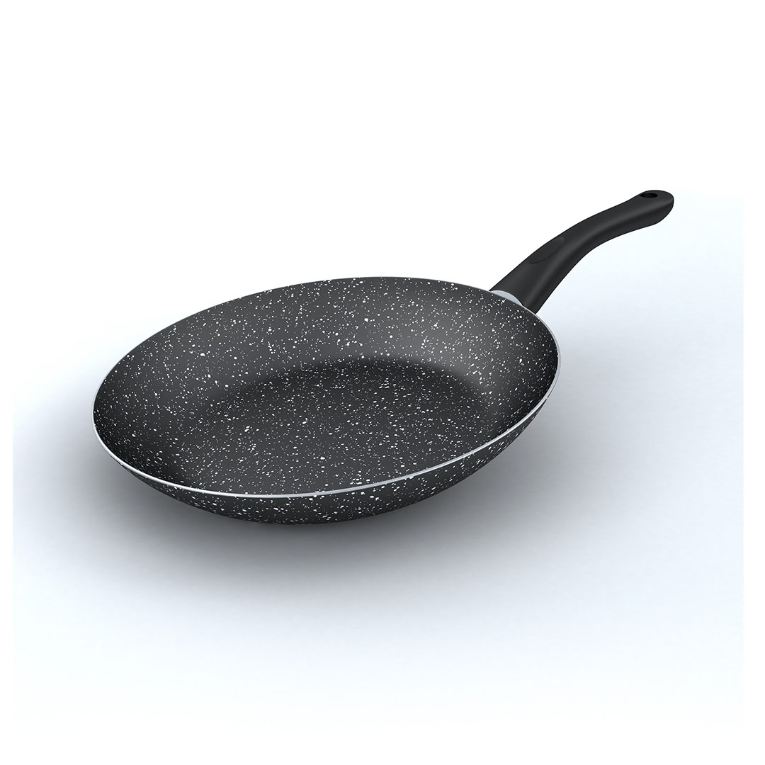 مقلاة جرانيت لازورد - مقاس 24 سم - أسود