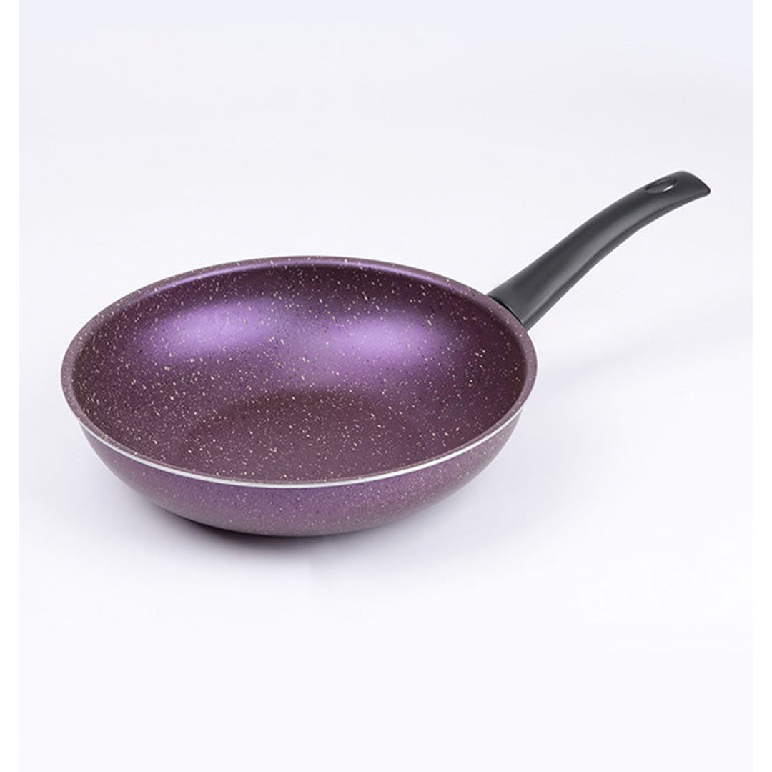 مقلاة جرانيت عميقة من لازورد - 28 سم - موف