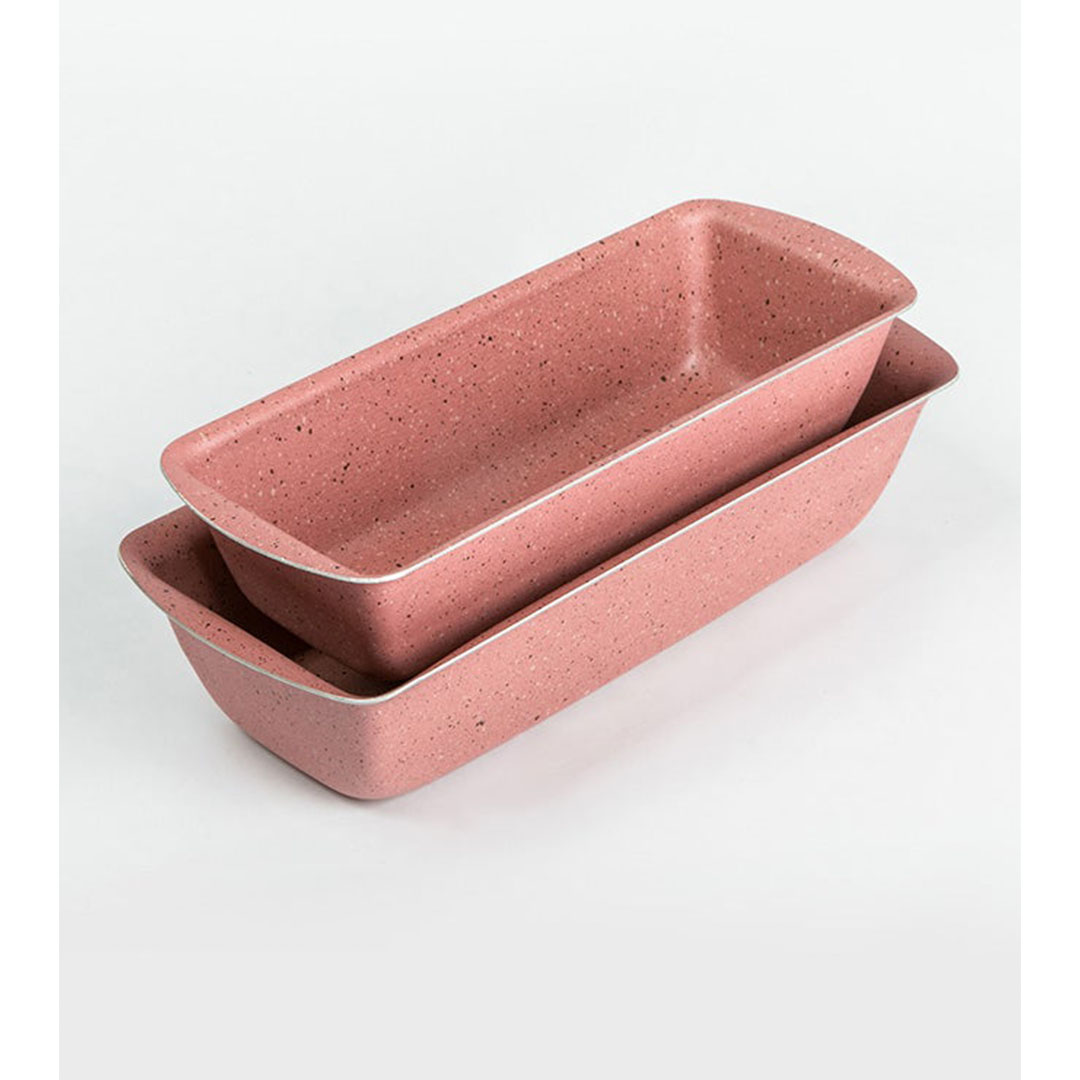 قوالب كيك مستطيلة جرانيت من لازورد - كشمير - 2 قطعة