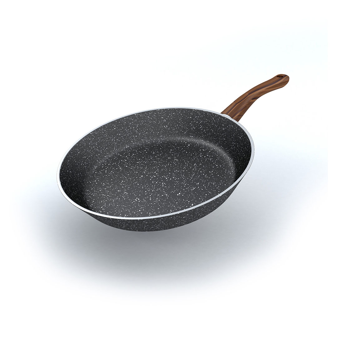 مقلاة لابيس جرانيت - مقاس 28 سم - أسود