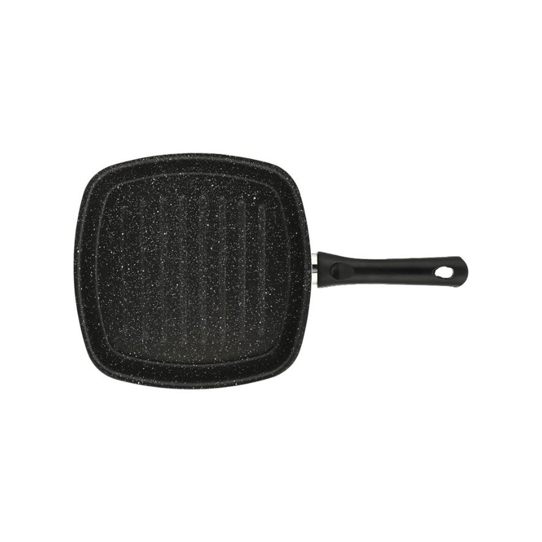 مقلاة جرانيت لازورد - 27 سم - أسود