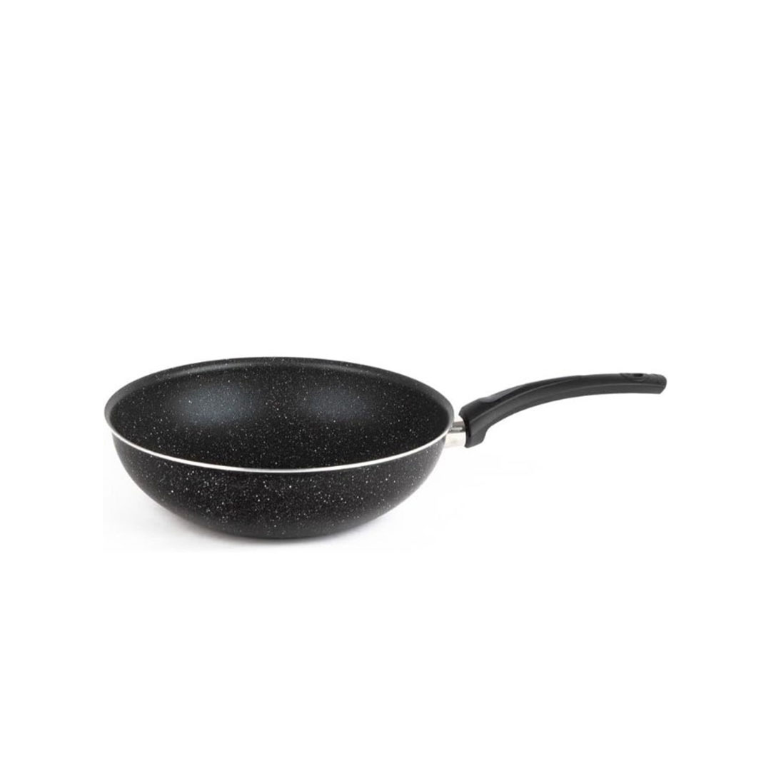 مقلاة جرانيت عميقة من لازورد - 24 سم - أسود