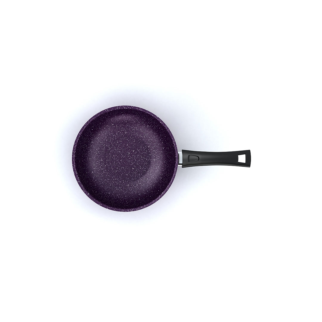 مقلاة جرانيت عميقة من لازورد - 24 سم - بنفسجي