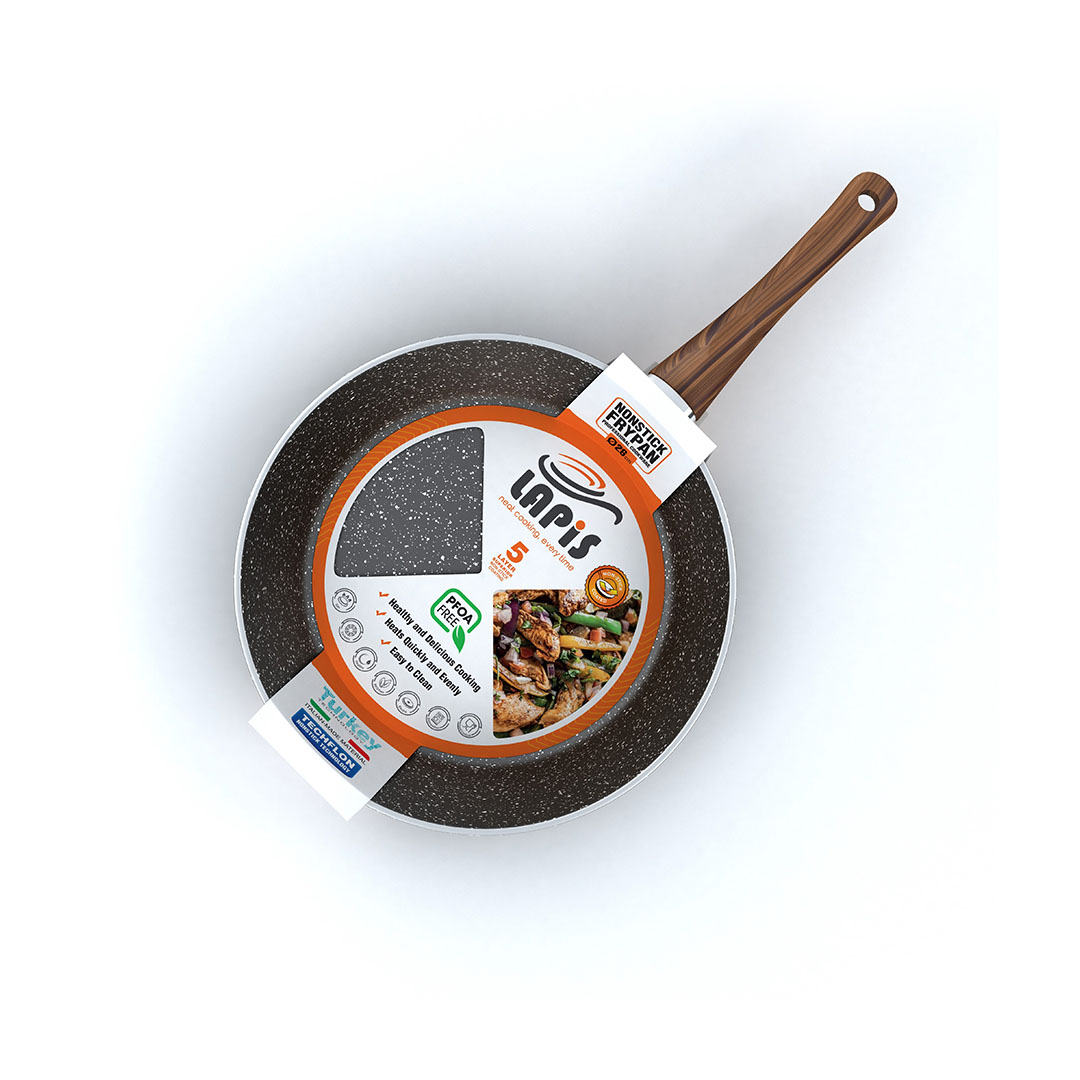 مقلاة لابيس جرانيت - 26 سم - أسود