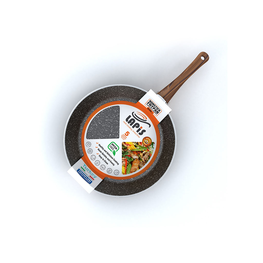 مقلاة لابيس جرانيت - مقاس 28 سم - أسود