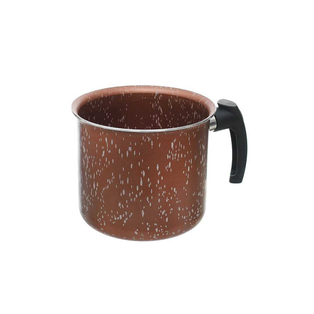 لبانة جرانيت لازورد بغطاء ستانلس - 14 سم - نحاسي