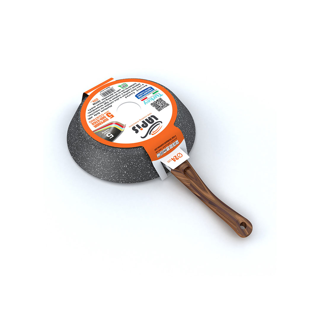 مقلاة لابيس جرانيت - مقاس 24 سم - أسود