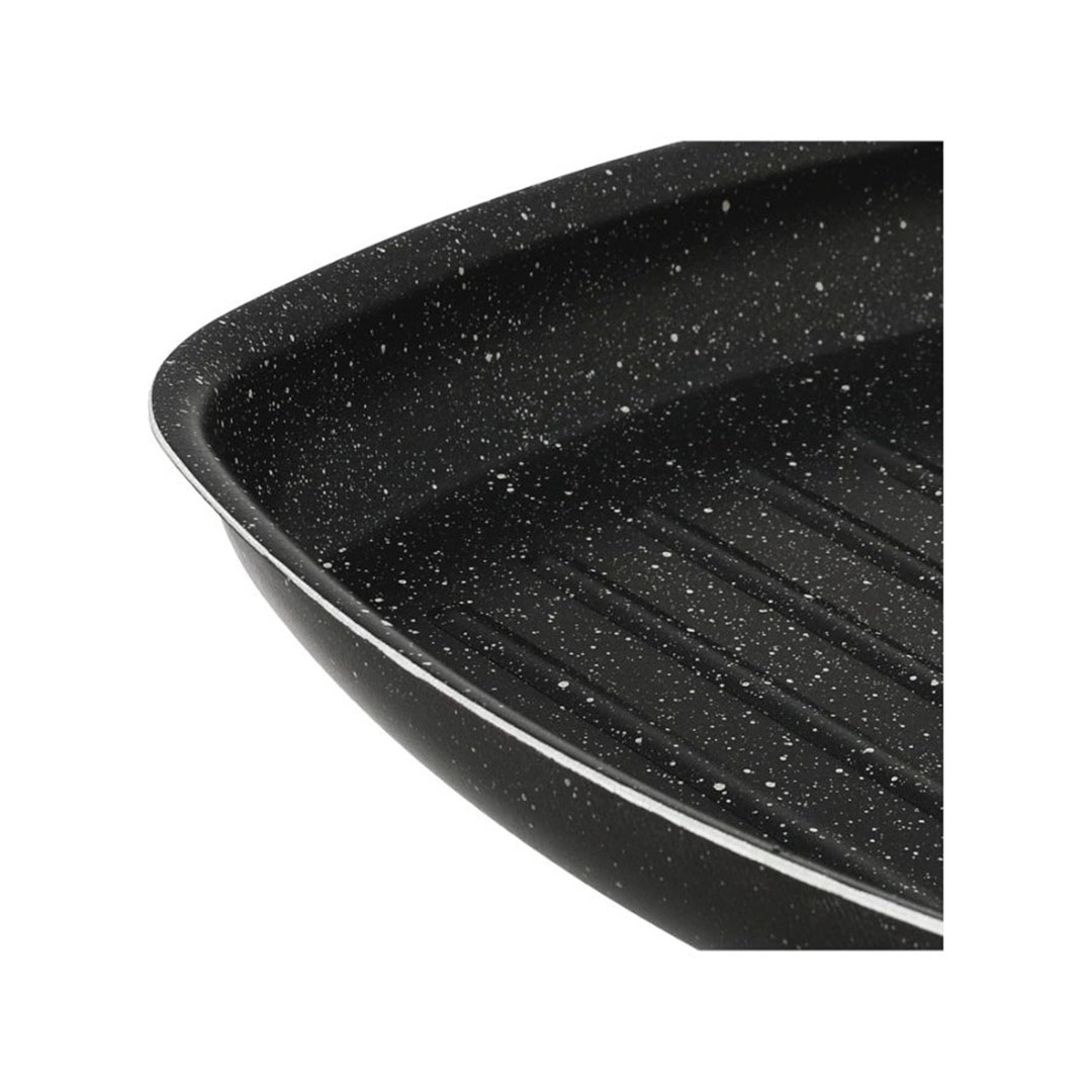 مقلاة جرانيت لازورد - 27 سم - أسود