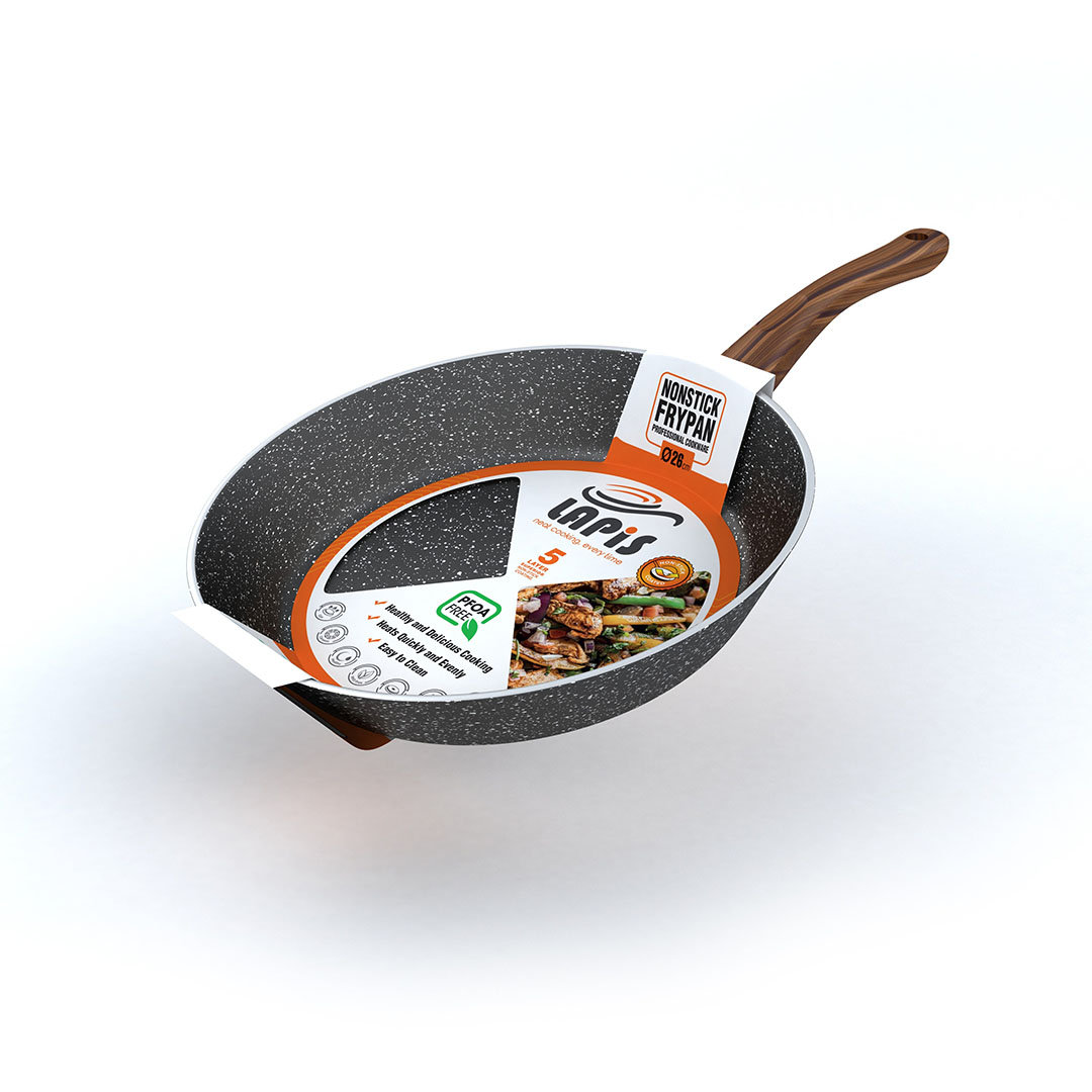 مقلاة لابيس جرانيت - 26 سم - أسود