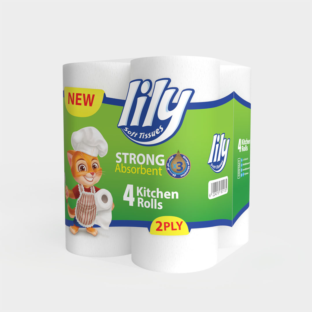 لي لي مناديل مطبخ اقتصادي - 4 رول