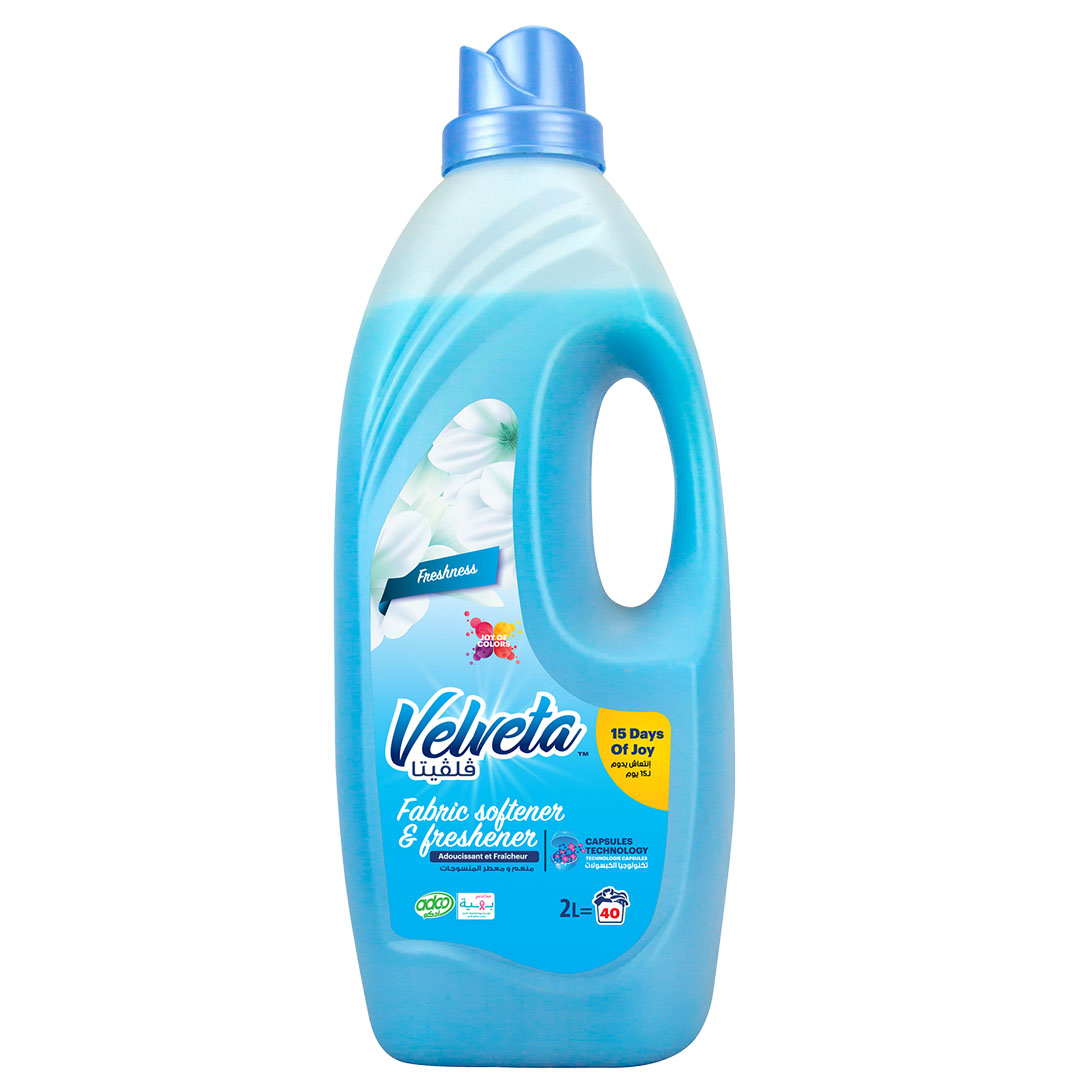 فلفيتا منعم ومعطر منسوجات رائحة الإنتعاش - 2 لتر