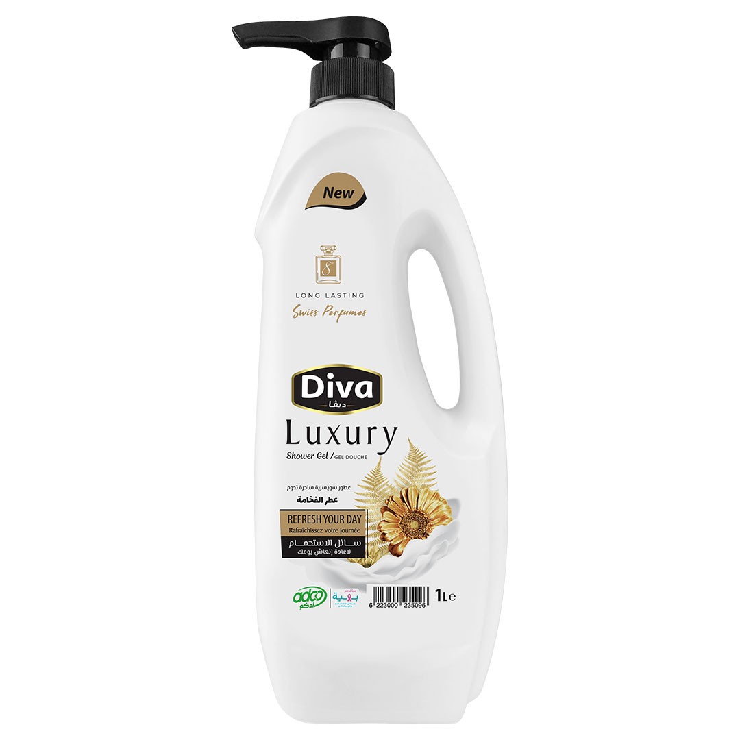 ديفا سائل الاستحمام عطر الفخامة - 1 لتر