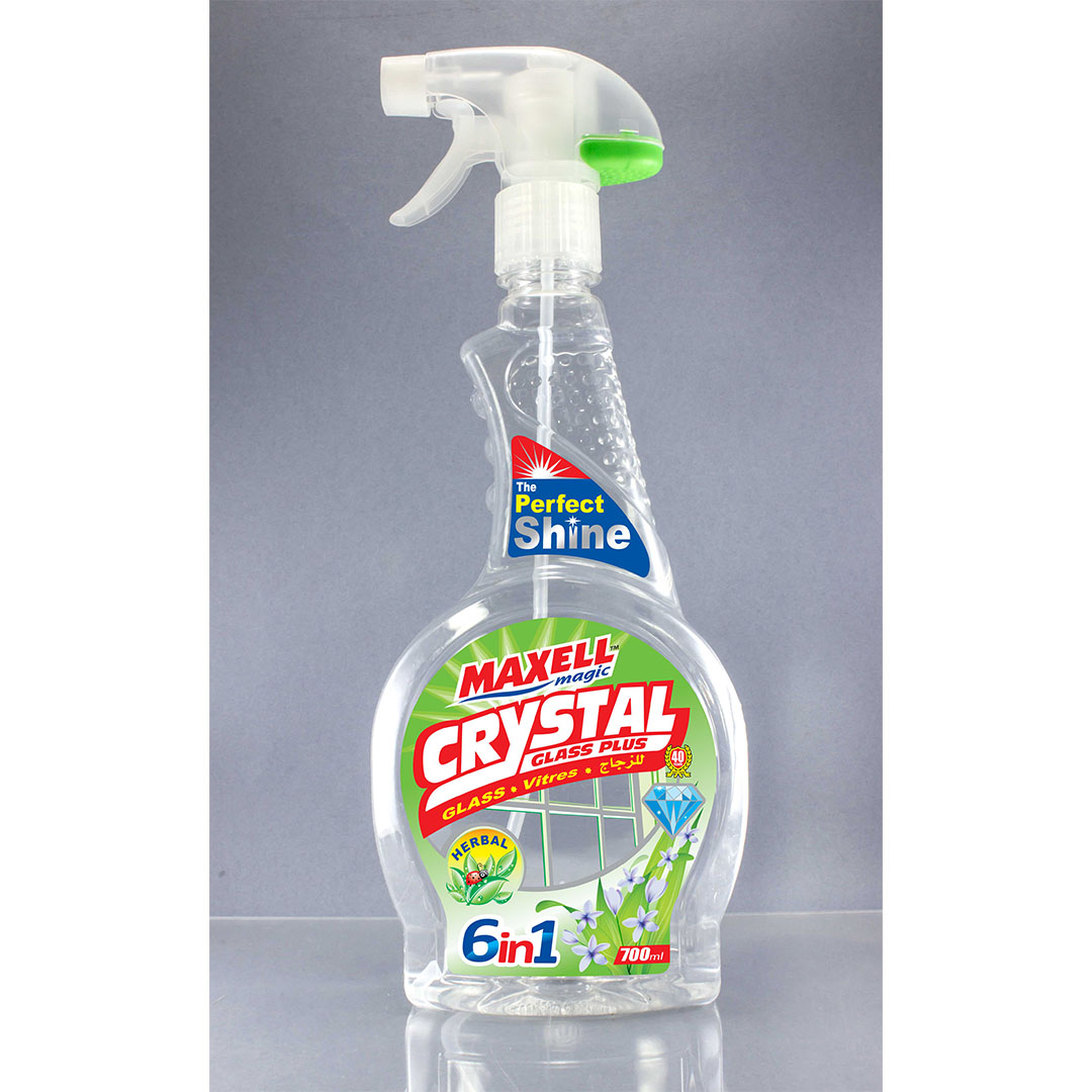 ماكسيل ماجيك كريستال منظف زجاج اعشاب رشاش - 500 +200  مل