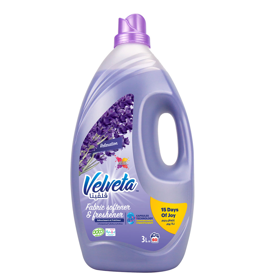 فلفيتا منعم ومعطر منسوجات رائحة الإسترخاء - 3 لتر