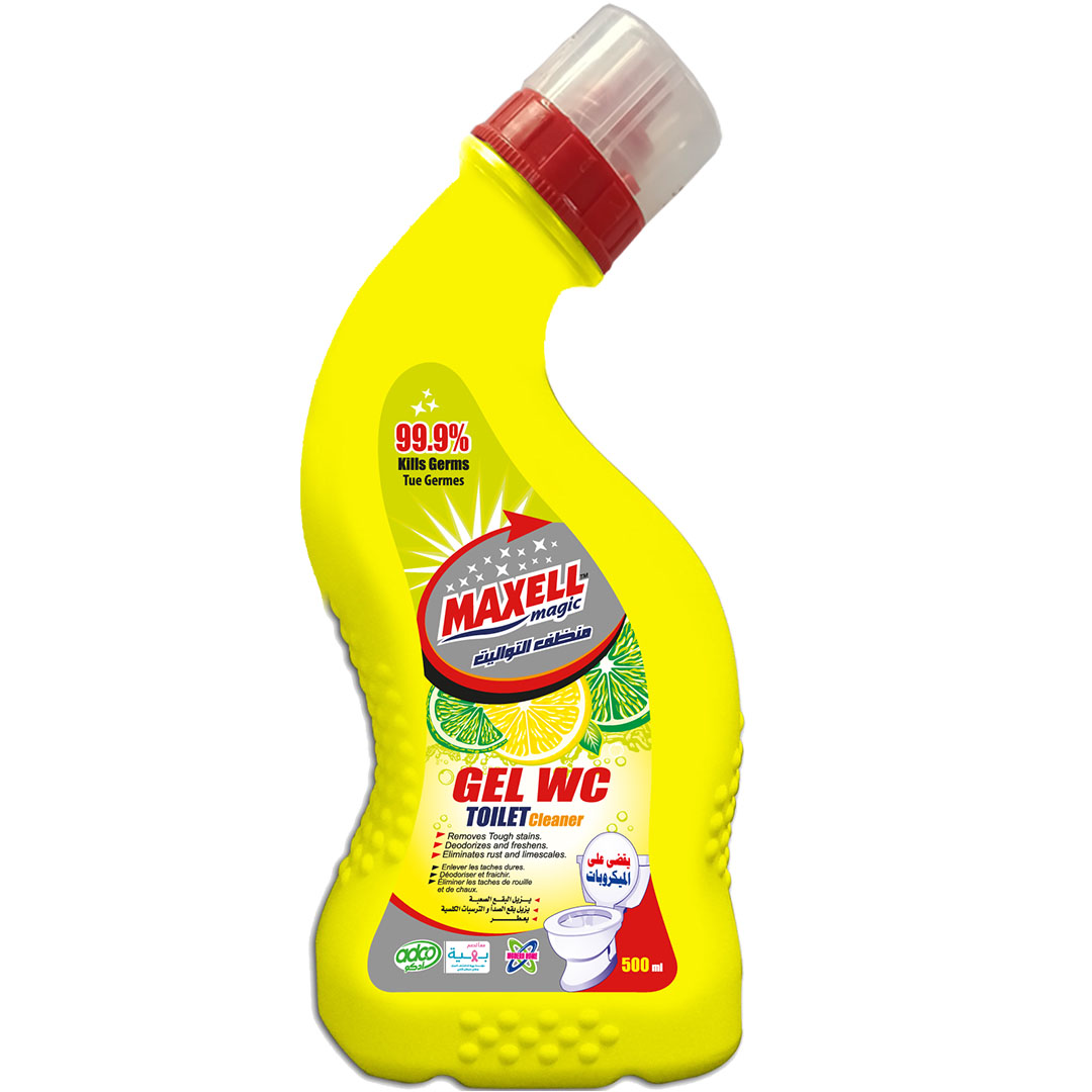ماكسيل ماجيك منظف تواليت برائحة الليمون - 500 مل