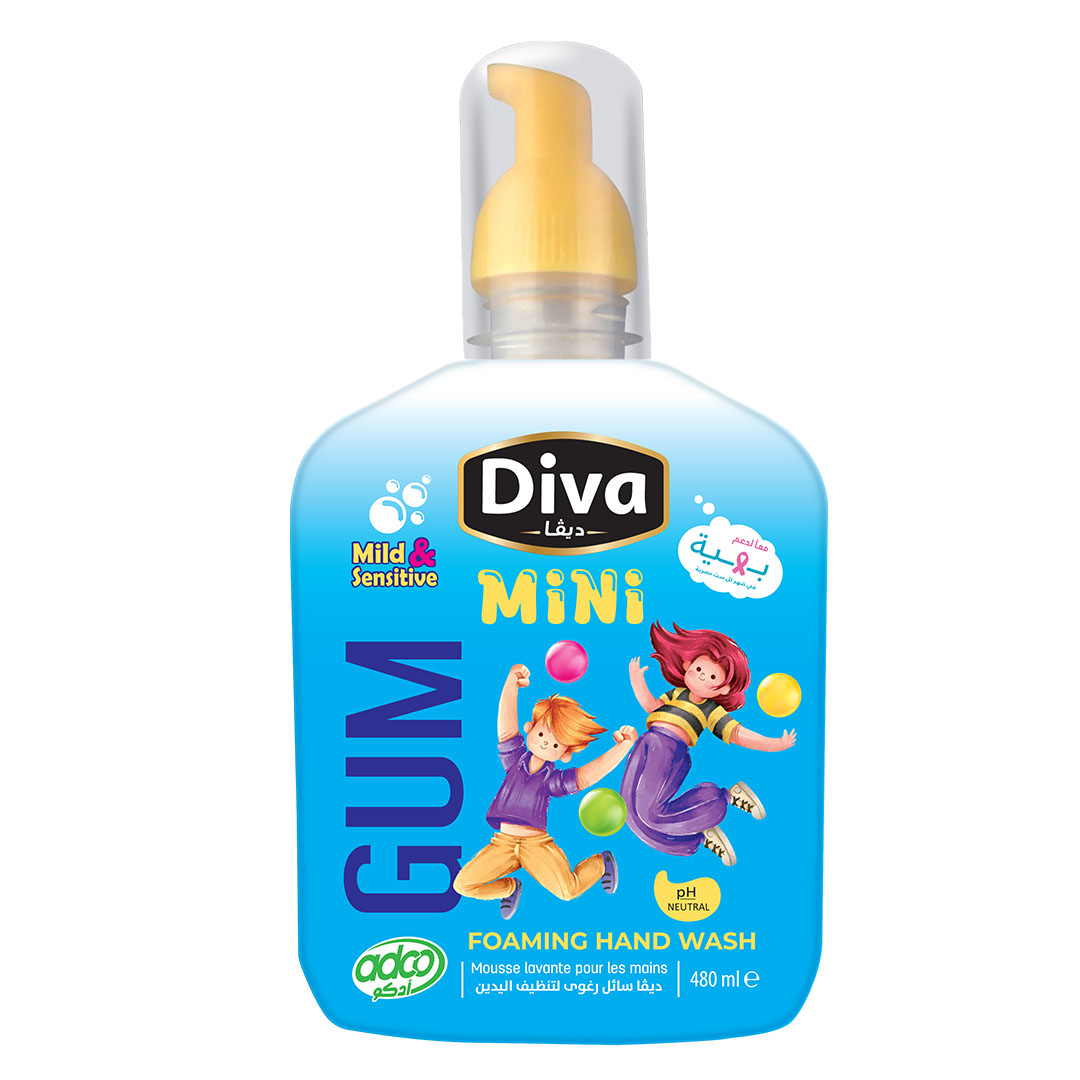 ديفا مينى منظف رغوى رائحة بابلى جم - 480 مل