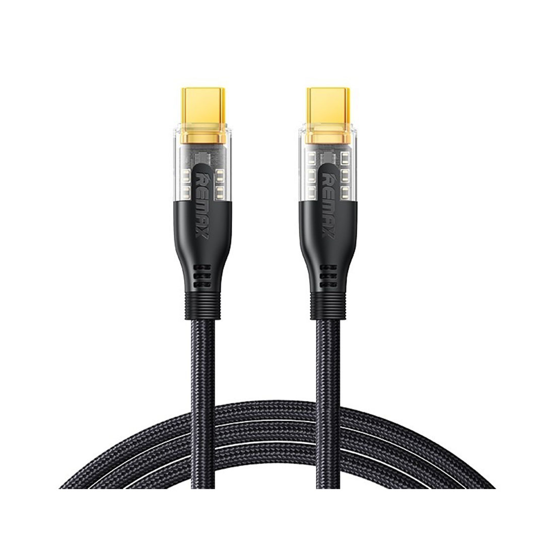 كابل شحن سريع ريمكس RC-C170 - C-C - 60 واط - 1.2 متر - أسود