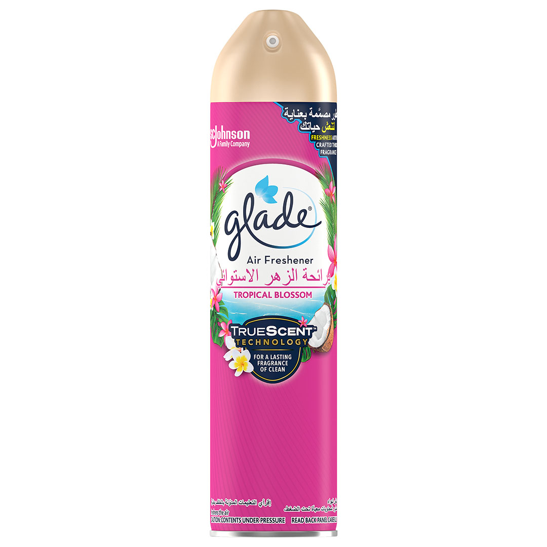 جليد ايروسول 5 في 1 معطر جو بزهر استوائي - انعش كل غرفة في منزلك - 300 مل