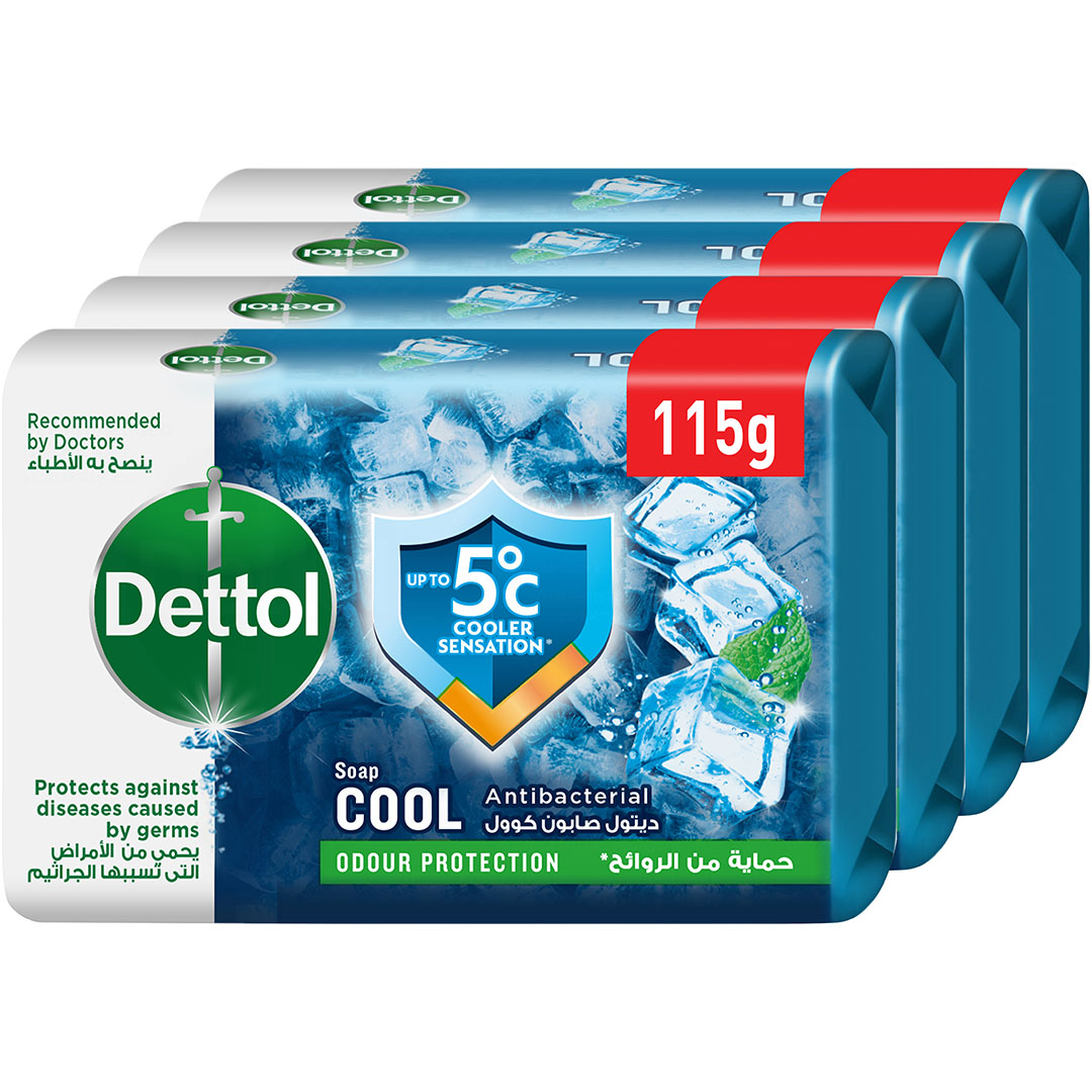 ديتول صابون يد - كوول - 115 جم - 4 قطع