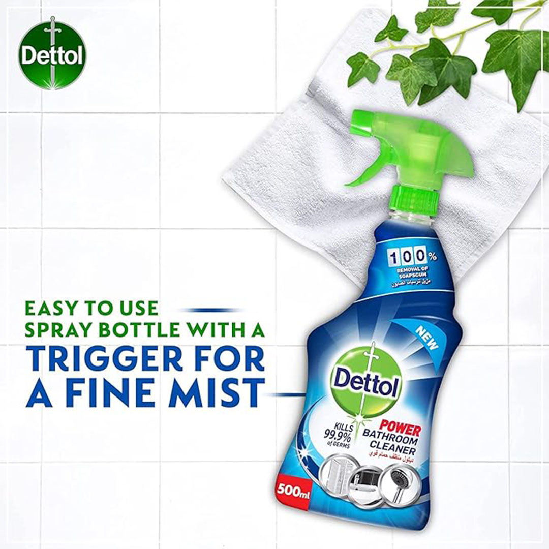 ديتول سبراي منظف ومطهر مطبخ وحمام - 500 مللي - 1+1 قطعة