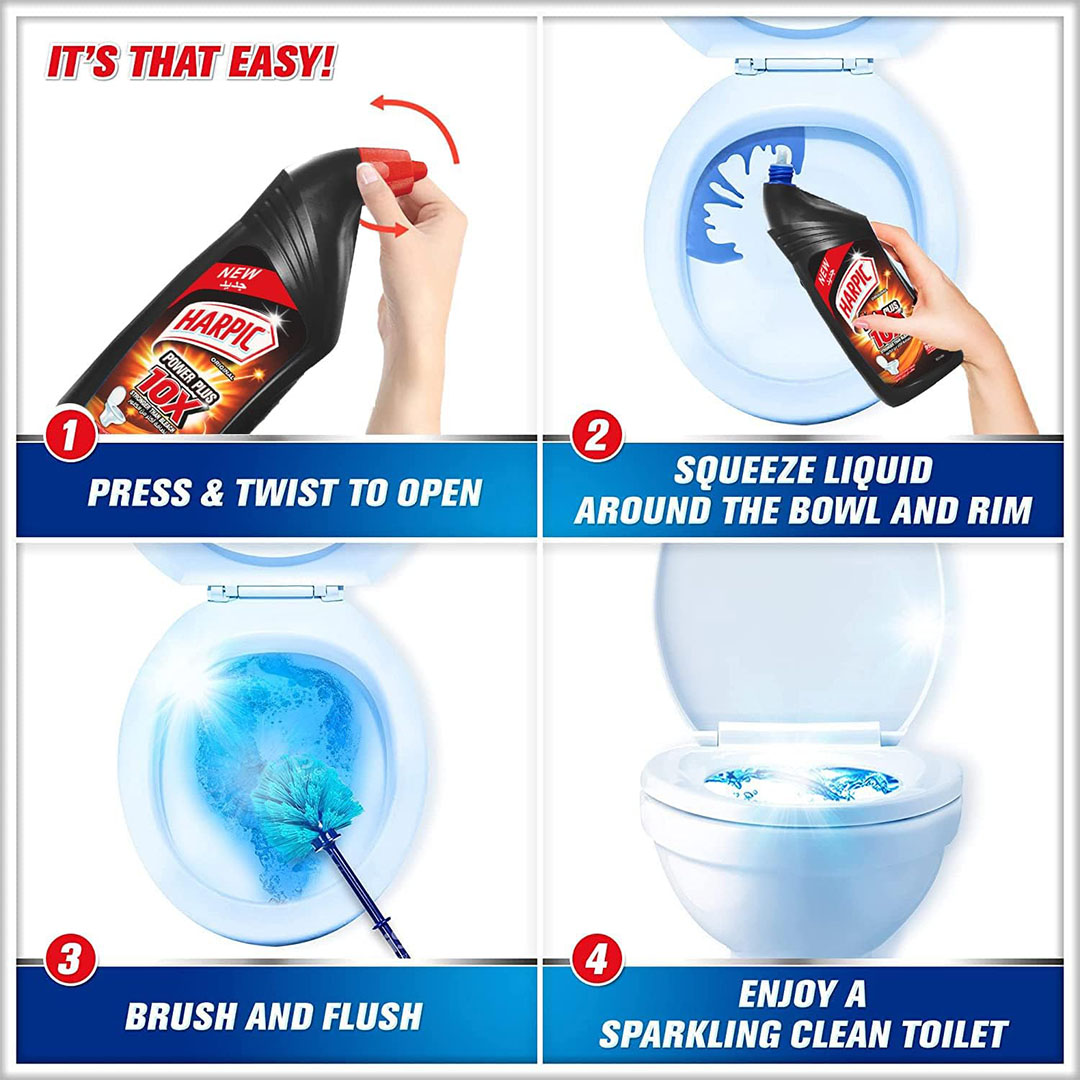 هاربيك منظف و مطهر تواليت - لافندر - 700 مللي - 2 قطعة
