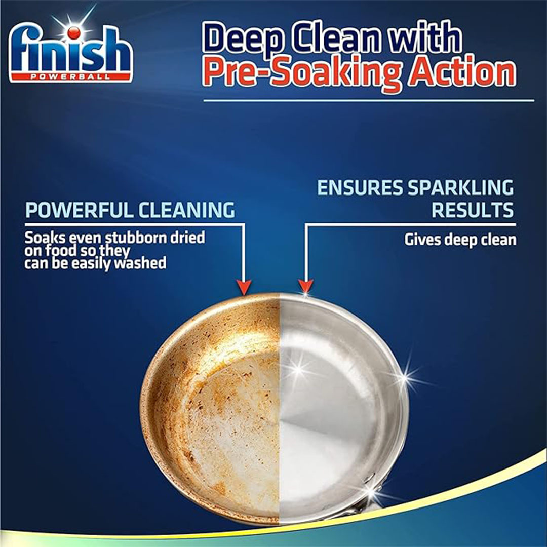 فينيش مسحوق غسيل لغسالات الاطباق - عادي - 1 كجم - 2+1 قطعة