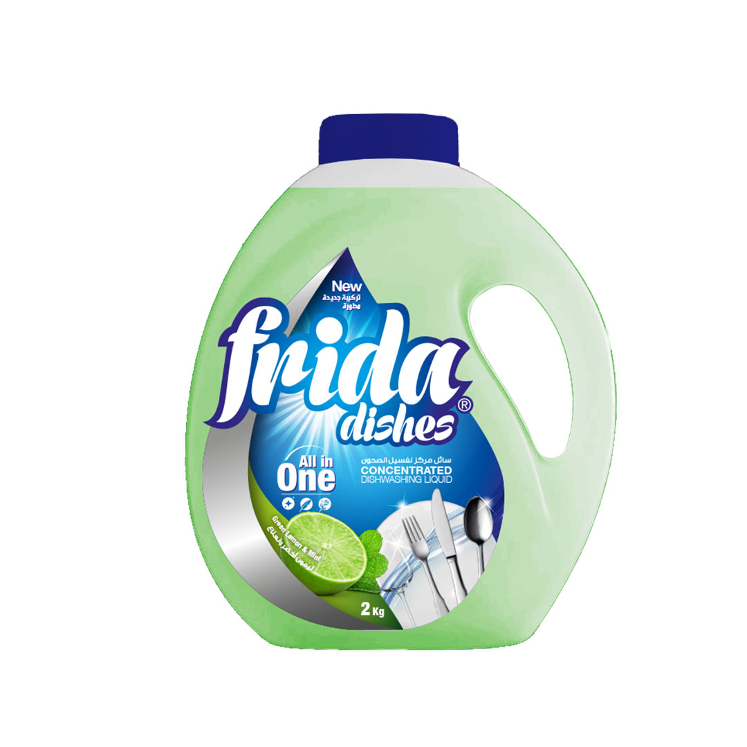 فريدا صابون أطباق - ليمون ونعناع - 2 كجم