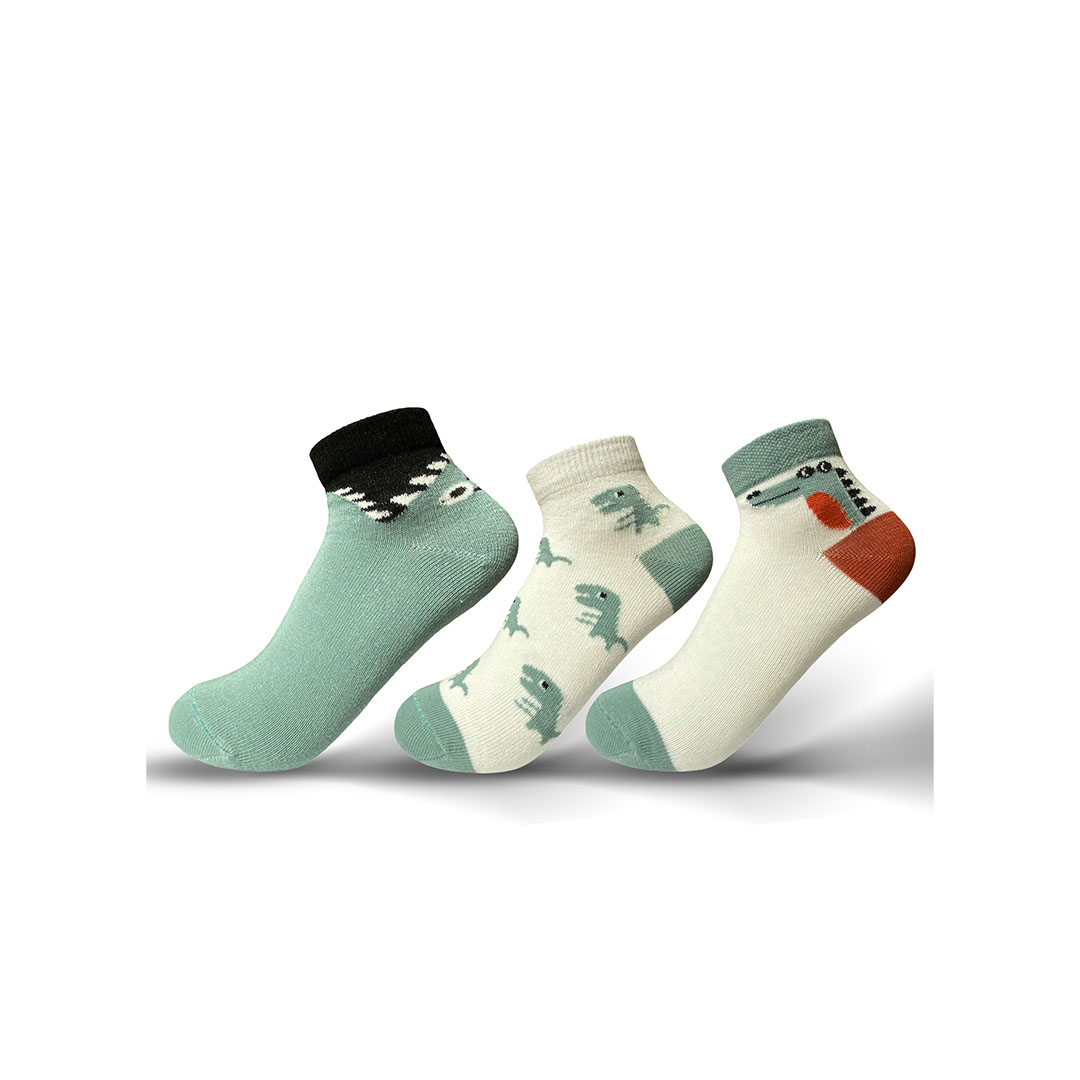 شراب اطفالي أولادي سوكيت من كلوزينا - 3 قطع - رسمة الديناصور